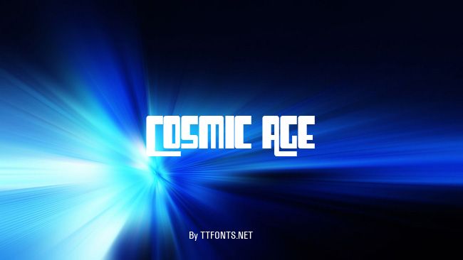 Cosmic Age example